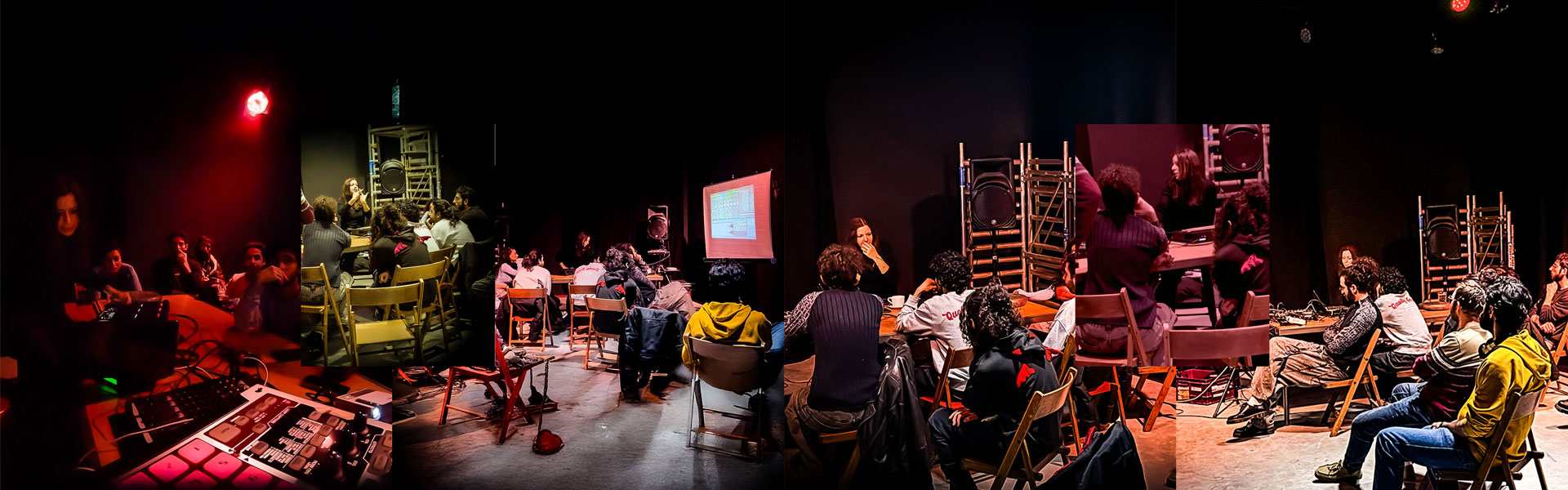 Photograph documenting LILIANE CHLELA: Live Setup & Production